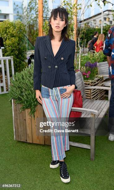 Betty Bachz attends Microsoft's Surface Garden Sessions at The Gardening Society on June 15, 2017 in London, England.