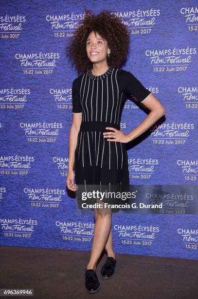 Stefi Celma attends the 6th Champs Elysees Film Festival : Opening Ceremony in Paris on June 15, 2017 in Paris, France.