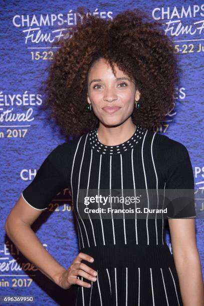 Stefi Celma attends the 6th Champs Elysees Film Festival : Opening Ceremony in Paris on June 15, 2017 in Paris, France.