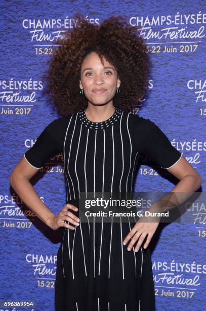 Stefi Celma attends the 6th Champs Elysees Film Festival : Opening Ceremony in Paris on June 15, 2017 in Paris, France.