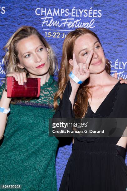 Laetitia Dosch and Dounia Sichov attend the 6th Champs Elysees Film Festival : Opening Ceremony in Paris on June 15, 2017 in Paris, France.