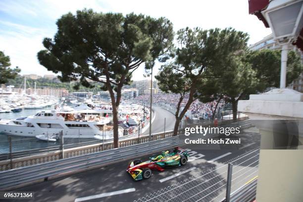 Lucas di Grassi of Brazil during the Formula-E Championship 2017 on May 13, 2017 in Monte Carlo, Monaco.