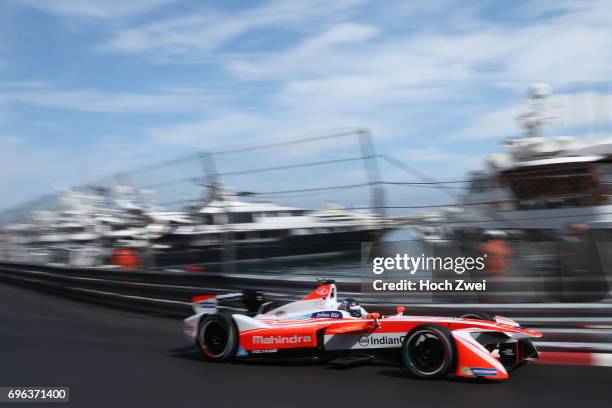 Nick Heidfeld of Germany during the Formula-E Championship 2017 on May 13, 2017 in Monte Carlo, Monaco.