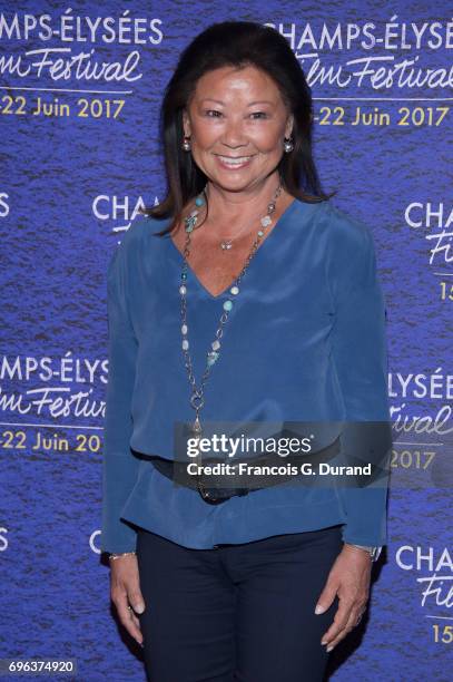 Jeanne D'hauteserre attends the 6th Champs Elysees Film Festival : Opening Ceremony in Paris on June 15, 2017 in Paris, France.