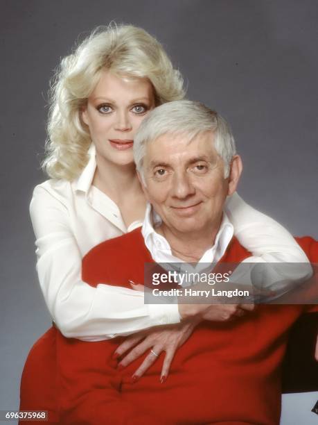 Producer Aaron Spelling and Candy Spelling pose for a portrait in 1993 in Los Angeles, California.