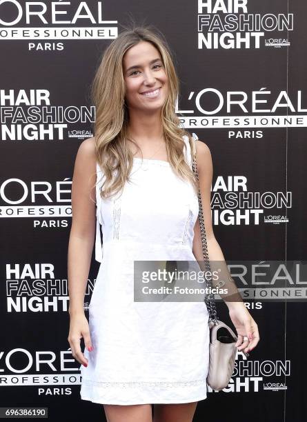 Maria Pombo attends the Hair Fashion Night photocall at Callao cinema on June 15, 2017 in Madrid, Spain.