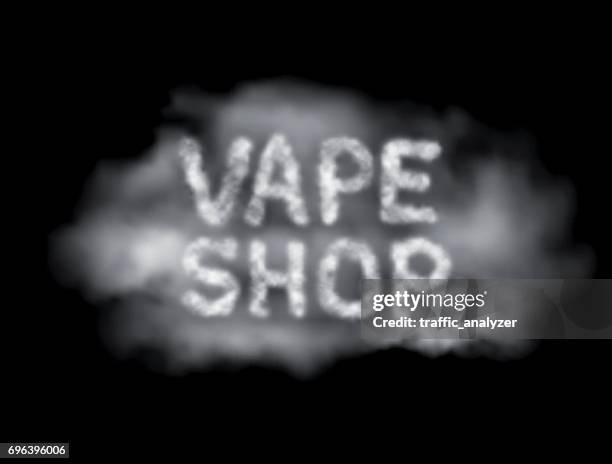 vape smoke - vaping stock illustrations