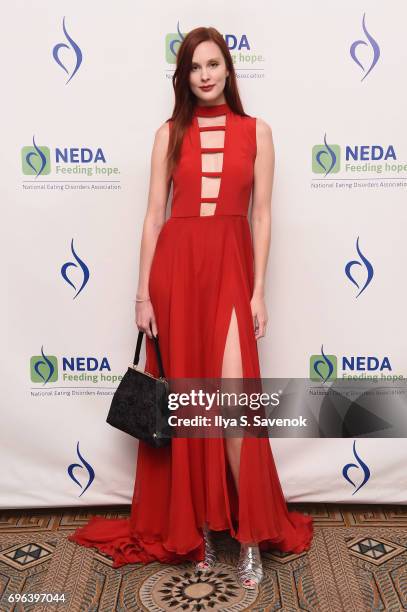 Model Jasmine Poulton attends the 15th Annual Benefit Gala, "An Evening Unmasking Eating Disorders