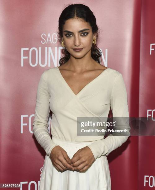 Actress Medalion Rahimi poses for portrait at SAG-AFTRA Foundation's Conversations with "Starcrossed" at SAG-AFTRA Foundation Screening Room on June...