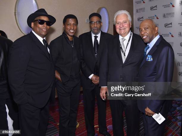 Inductee Terry Lewis, 2017 Inductee Kenneth "Babyface" Edmonds, Chairman Kenneth Gamble, Chairman and CEO of Sony/ATV Music Publishing Martin Bandier...