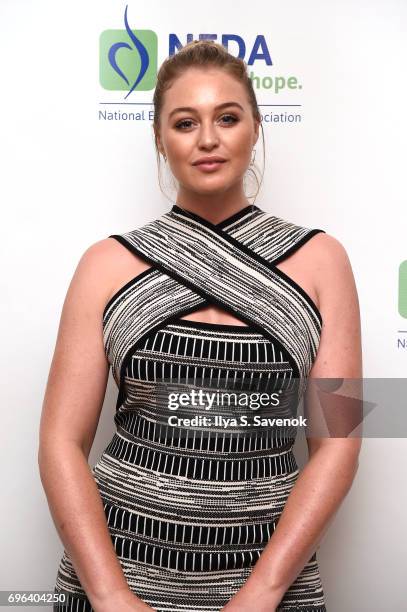 Iskra Lawrence attends the 15th Annual Benefit Gala, "An Evening Unmasking Eating Disorders