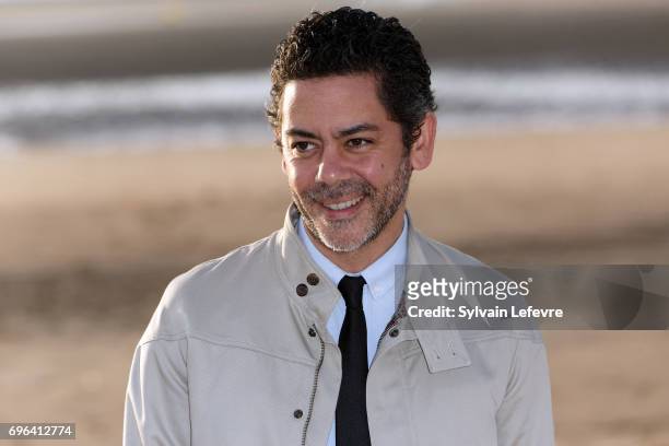 Actor Manu Payet attends jury photocall during the 2nd day of 31st Cabourg Film Festival on June 15, 2017 in Cabourg, France.