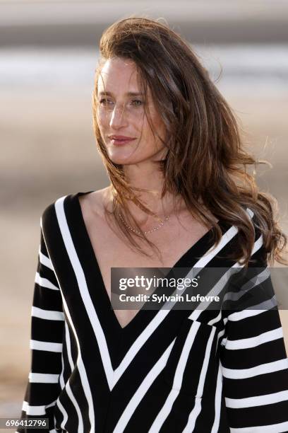 Actress Camille Cottin attends jury photocall during the 2nd day of 31st Cabourg Film Festival on June 15, 2017 in Cabourg, France.