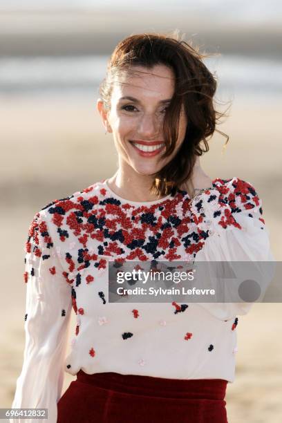 Actress Aure Atika attends jury photocall during the 2nd day of 31st Cabourg Film Festival on June 15, 2017 in Cabourg, France.