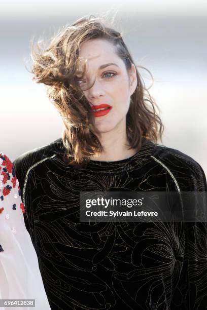 Actress Marion Cotillard attends jury photocall during the 2nd day of 31st Cabourg Film Festival on June 15, 2017 in Cabourg, France.