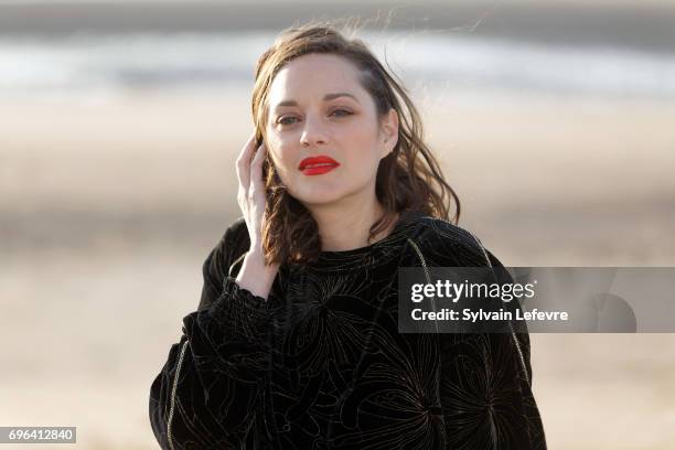 Actress Marion Cotillard attends jury photocall during the 2nd day of 31st Cabourg Film Festival on June 15, 2017 in Cabourg, France.