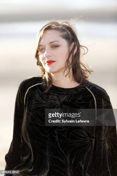 Actress Marion Cotillard attends jury photocall during the 2nd day of 31st Cabourg Film Festival on June 15, 2017 in Cabourg, France.