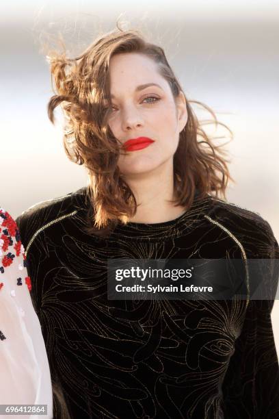 Actress Marion Cotillard attends jury photocall during the 2nd day of 31st Cabourg Film Festival on June 15, 2017 in Cabourg, France.