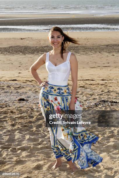 Actress Caterina Murino attends jury photocall during the 2nd day of 31st Cabourg Film Festival on June 15, 2017 in Cabourg, France.