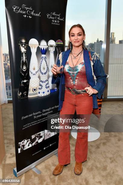 Drea de Matteo attends the 20th Anniversary Celebration of Clase Azul Tequila at Public hotel on June 15, 2017 in New York City.