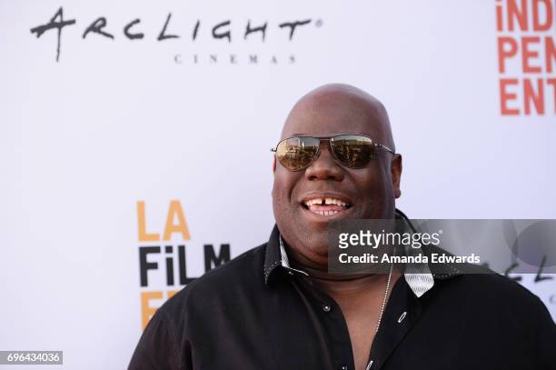 Carl Cox attends the 2017 Los Angeles Film Festival screening of "What We Started" at the ArcLight Santa Monica on June 15, 2017 in Santa Monica,...