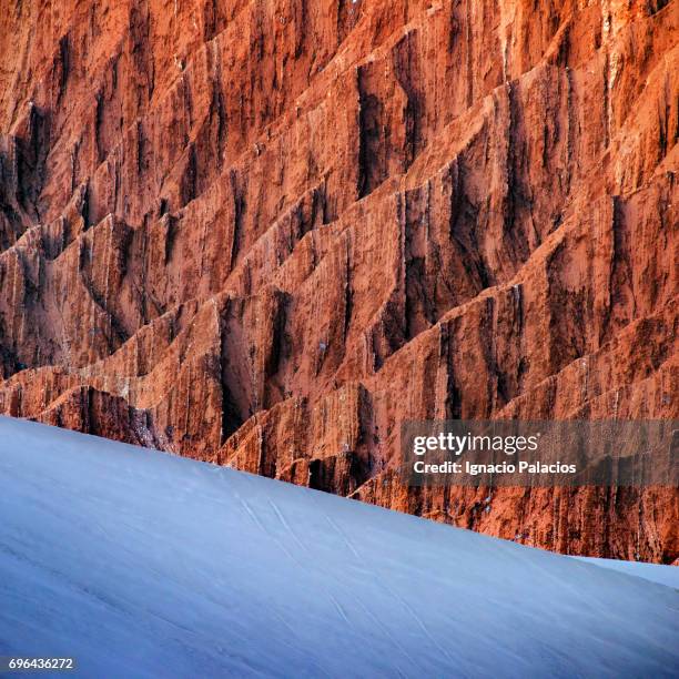 death valley (valle de la muerte) at sunset, atacama desert - valle de la muerte 個照片及圖片檔