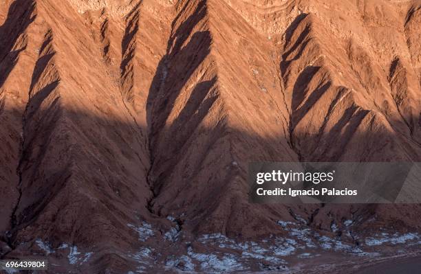 valle de la muerte at sunset, atacama desert - valle de la muerte 個照片及圖片檔