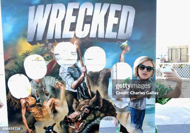 Actor Jessica Lowe at the "Wrecked" Press Influencer Event on June 15, 2017 in Marina del Rey, California. 27092_001