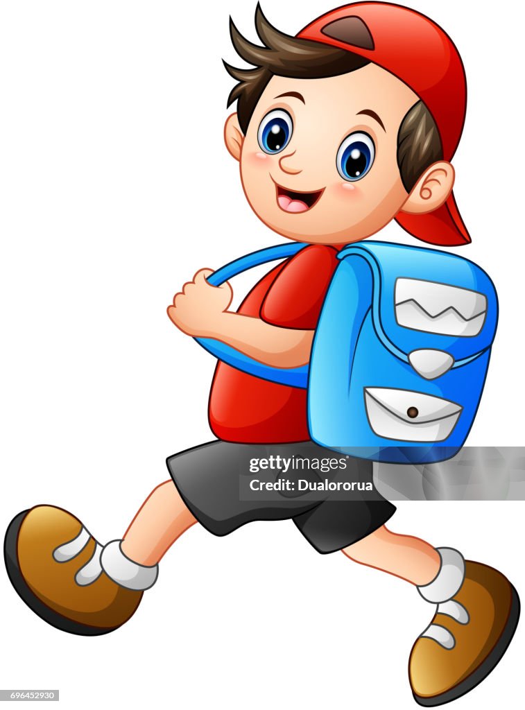Dibujos Animados De Chico De Escuela Lindo Ir A La Escuela Ilustración de stock - Getty Images Dibujos Animados De Chico De Escuela Lindo Ir A La Escuela Ilustración de stock - Getty Images