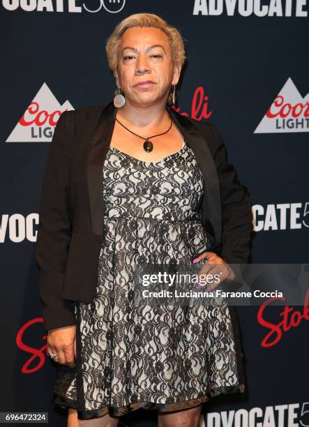 Activist Bamby Salcedo attends The Advocate 50th anniversary gala at Mack Sennett Studios on June 15, 2017 in Los Angeles, California.