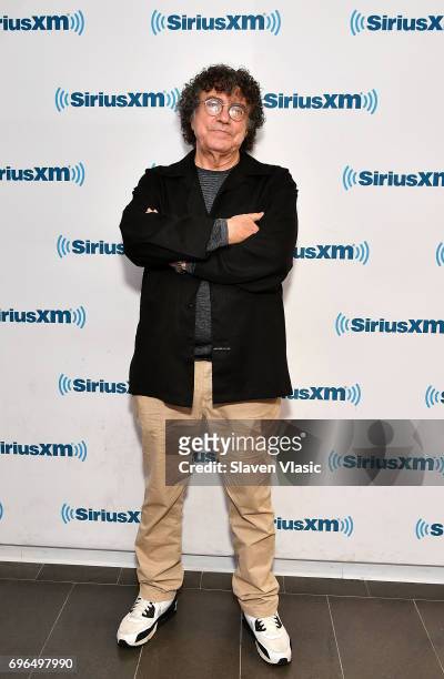 Singer Piero De Benedictis visits SiriusXM Studios on June 15, 2017 in New York City.