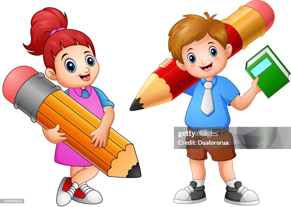 Para Niños De Dibujos Animados Sosteniendo Un Lápiz Ilustración de stock - Getty Images Para Niños De Dibujos Animados Sosteniendo Un Lápiz Ilustración de stock - Getty Images