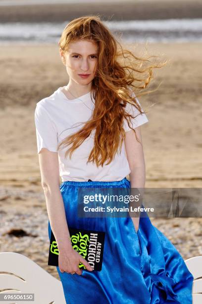 Actress Agathe Bonitzer attends "Le chemin" film photocall during the 2nd day of 31st Cabourg Film Festival on June 15, 2017 in Cabourg, France.