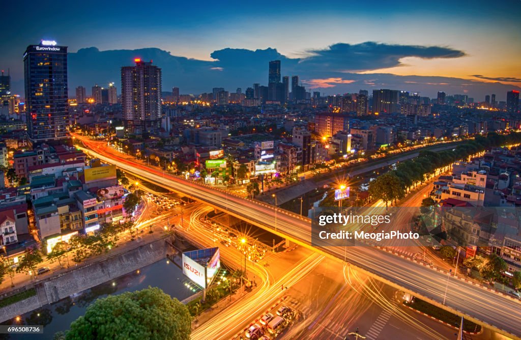 Hanoi skyline cityscape