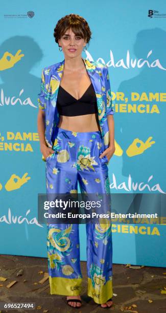 Irene Arcos attends the 'Senor, dame paciencia' premiere at Fortuny Palace on June 15, 2017 in Madrid, Spain.