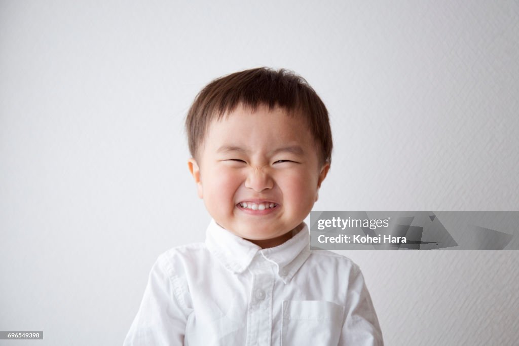 Portrait of smiling boy