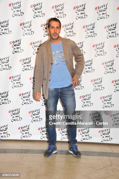 Paolo Calabresi attends the 'Every Child Is My Child' Presentation In Rome on June 16, 2017 in Rome, Italy.