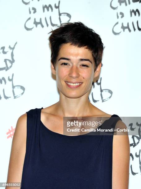 Diane Fleri attends the 'Every Child Is My Child' Presentation In Rome on June 16, 2017 in Rome, Italy.