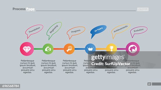 Proecess Graph Process Chart Slide 2 High-Res Vector Graphic - Getty Images