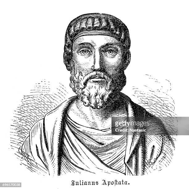 illustrations, cliparts, dessins animés et icônes de julien l’apostat (331-363), empereur romain - julian california