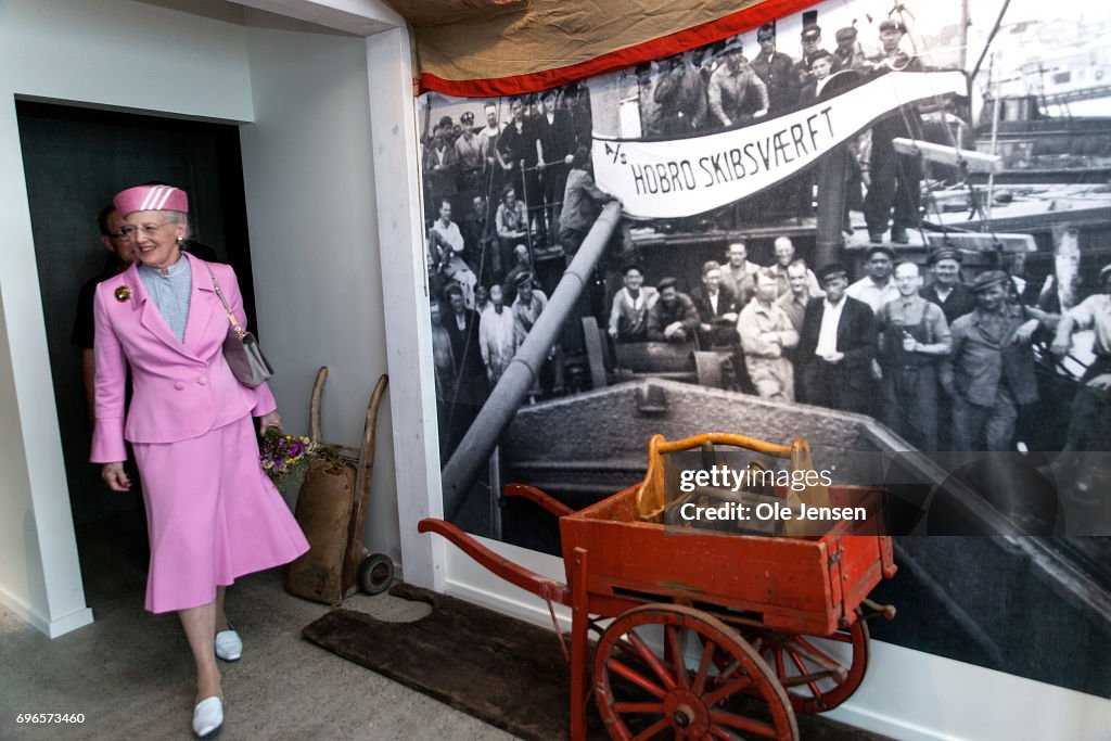 Queen Margrethe Visits Hobro Onboard The Royal Ship Dannebrog - Day 3