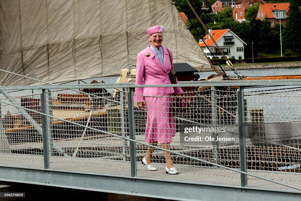Queen Margrethe Visits Hobro Onboard The Royal Ship Dannebrog - Day 3