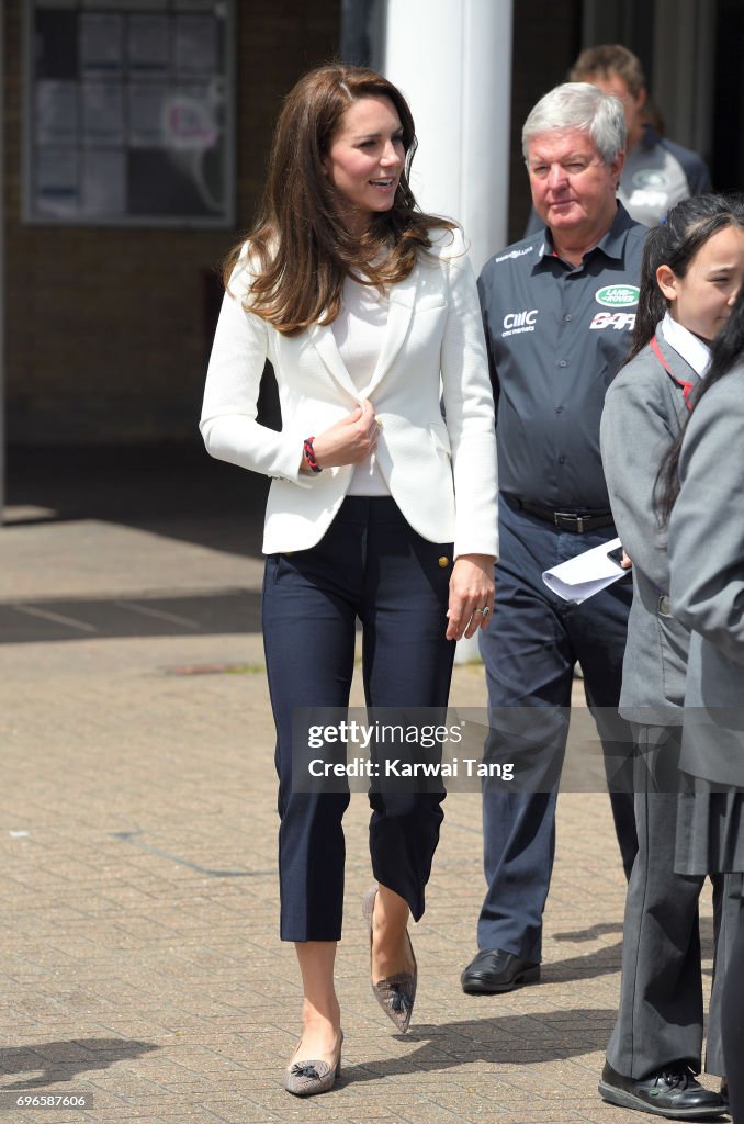 The Duchess Of Cambridge Attends The 1851 Trust Roadshow