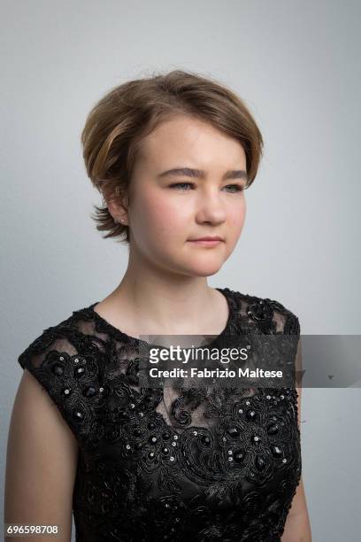 Actor Millicent Simmonds are photographed for the Hollywood Reporter on May 18, 2017 in Cannes, France.
