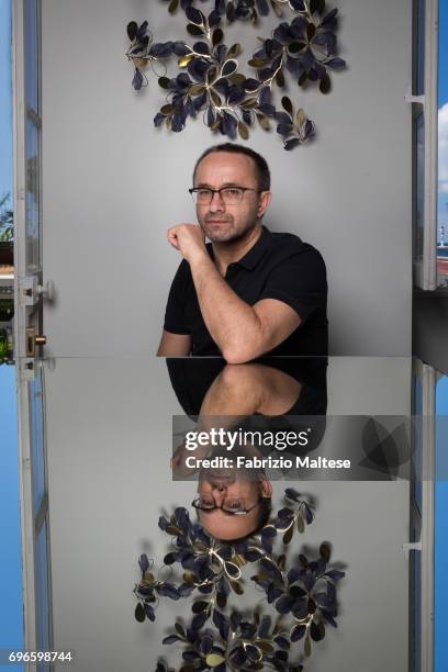 Film director Andrey Zvyagintsev is photographed for the Hollywood Reporter on May 19, 2017 in Cannes, France.