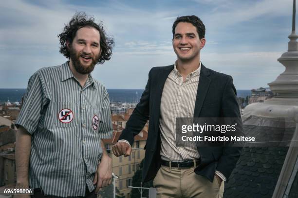 Filmmakers Joshua Safdie and Ben Safdie are photographed for the Hollywood Reporter on May 22, 2017 in Cannes, France.