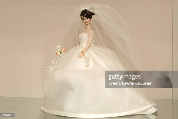 Toy maker Mattel, Inc. Debutes the Maria Therese Barbie at the International Toy Fair February 10, 2002 in New York City. The doll is part of the...