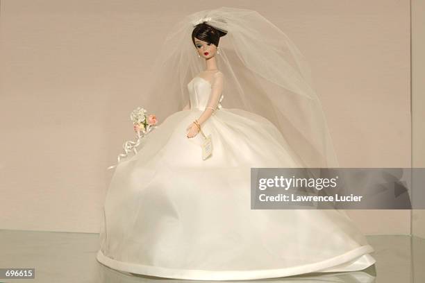 Toy maker Mattel, Inc. Debutes the Maria Therese Barbie at the International Toy Fair February 10, 2002 in New York City. The doll is part of the...