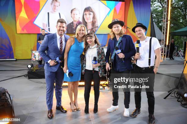 The Lumineers perform live from Central Park as part of the Summer Concert Series on "Good Morning America," Friday, June 16 airing on the Walt...