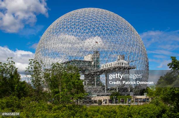 biosphere, montreal, quebec, canada - biosphere montreal stock pictures, royalty-free photos & images